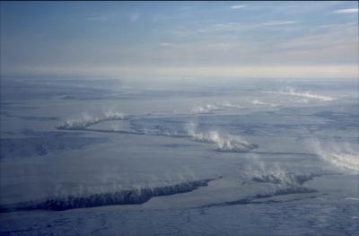 Sea Ice Leads Near Barrow, Alaska
