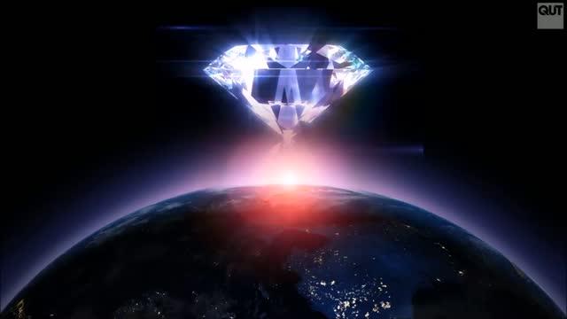 diamonds of forming planet earth