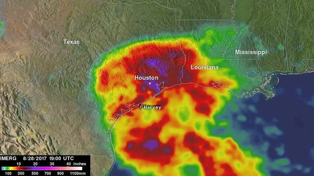 IMERG Video of Harvey's Rainfall