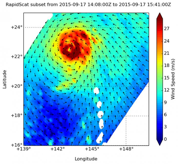 RapidScat Image of Krovanh
