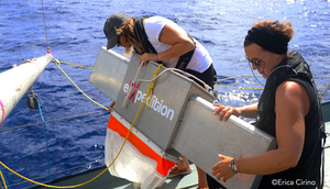 Sampling for microplastics in the North Atlantic