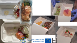 Takeaway packaging tested during EIT FOOD workshop at KTU