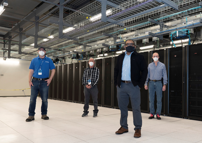 Computing center installation team