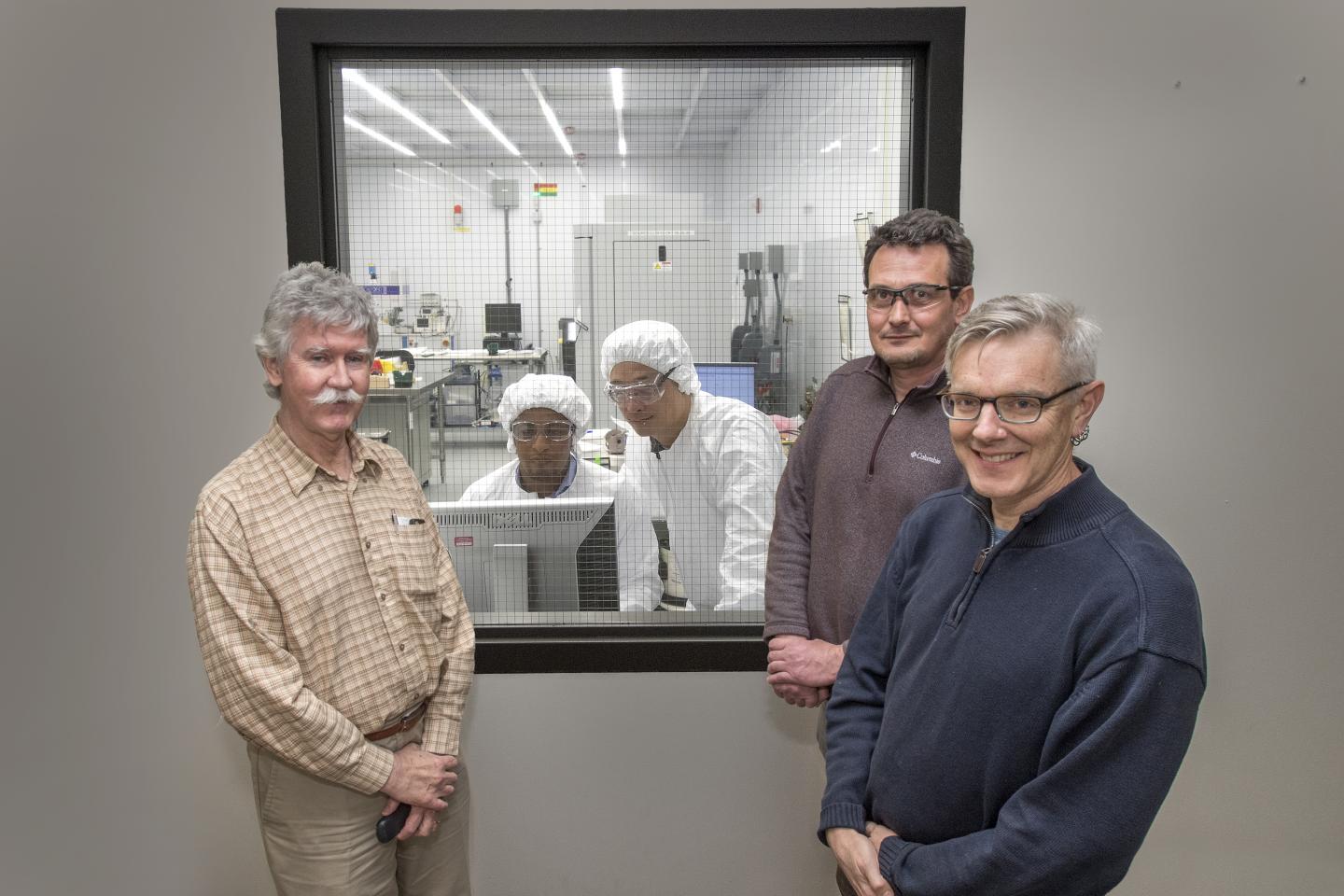 Team Studying Melting in Polycrystalline Gold Thin Films