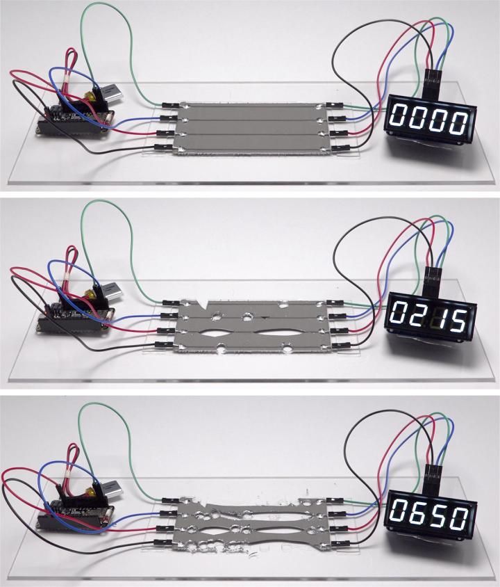 A Digital Clock Heals Its Own Circuits