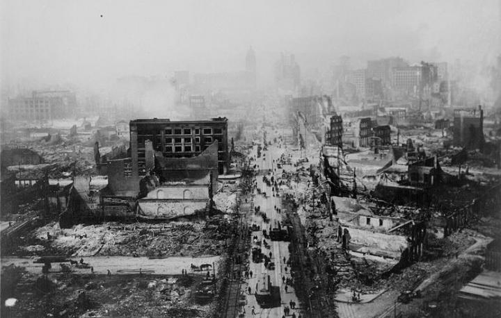 San Francisco Earthquake, USGS Earth Observatory