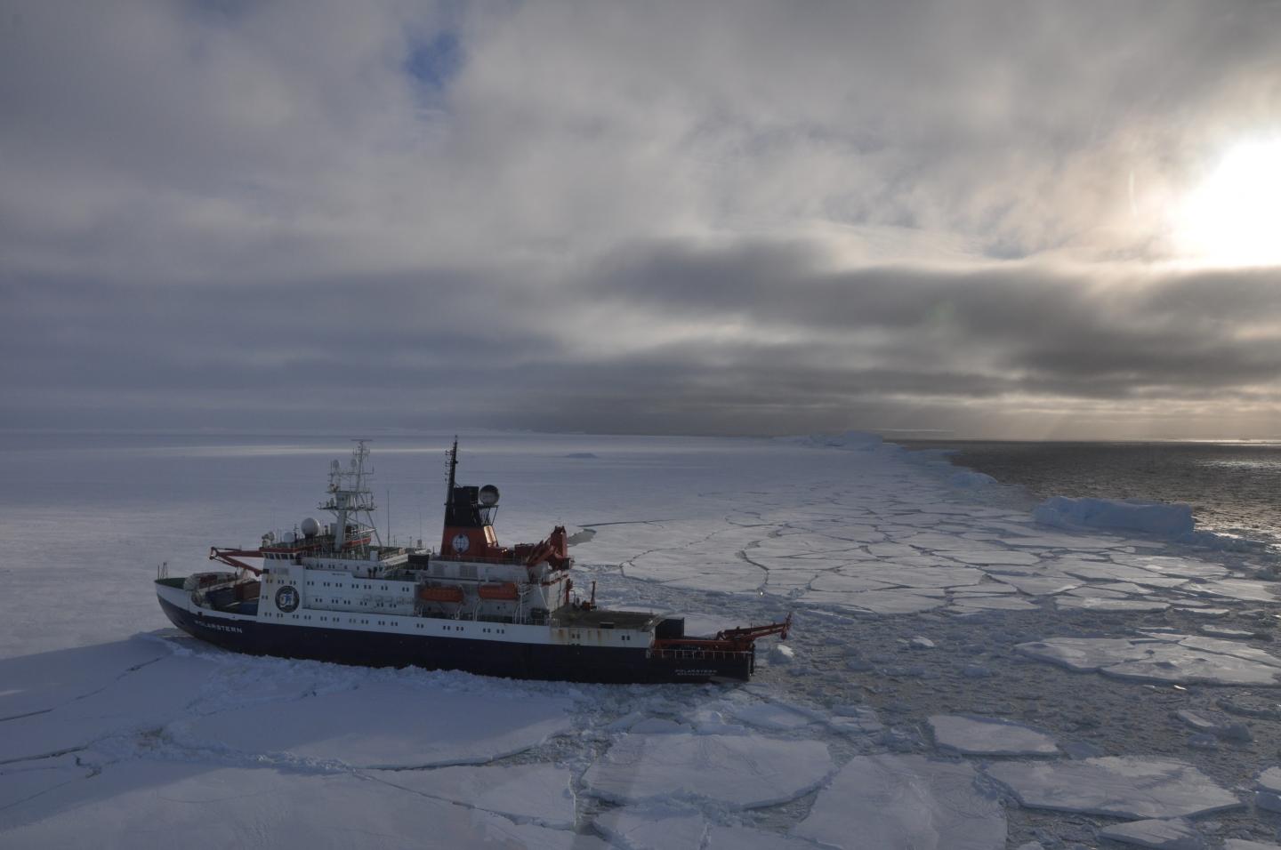 RV Polarstern in Pine Island Bay, Antarctica