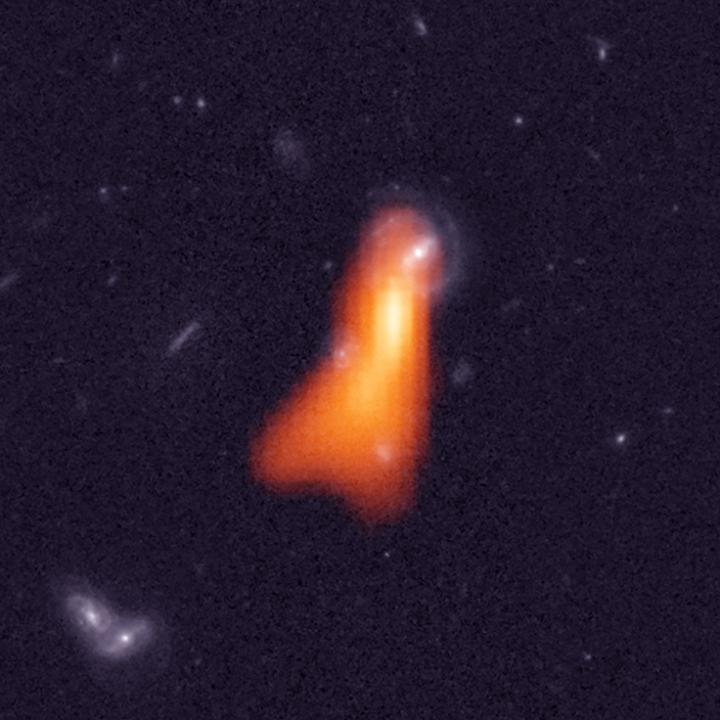 Hubble and VLAS Galaxy Image