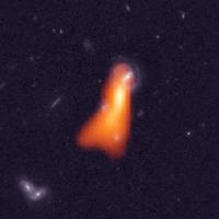Hubble and VLAS Galaxy Image