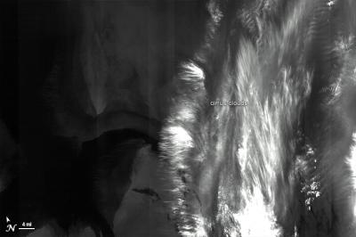 A Look with the New Band on the Landsat Data Continuity Mission Satellite