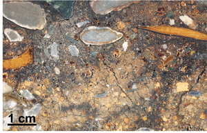 Sediment block from Denisova Cave
