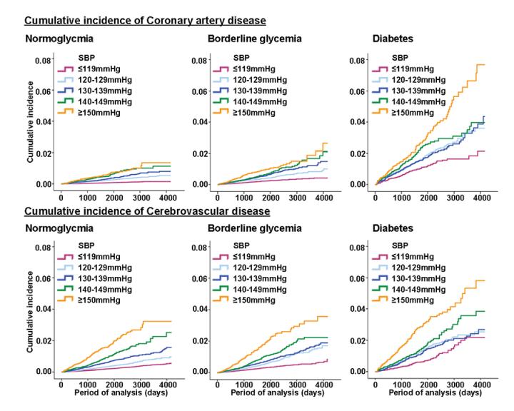 Rates of CAD and CVD