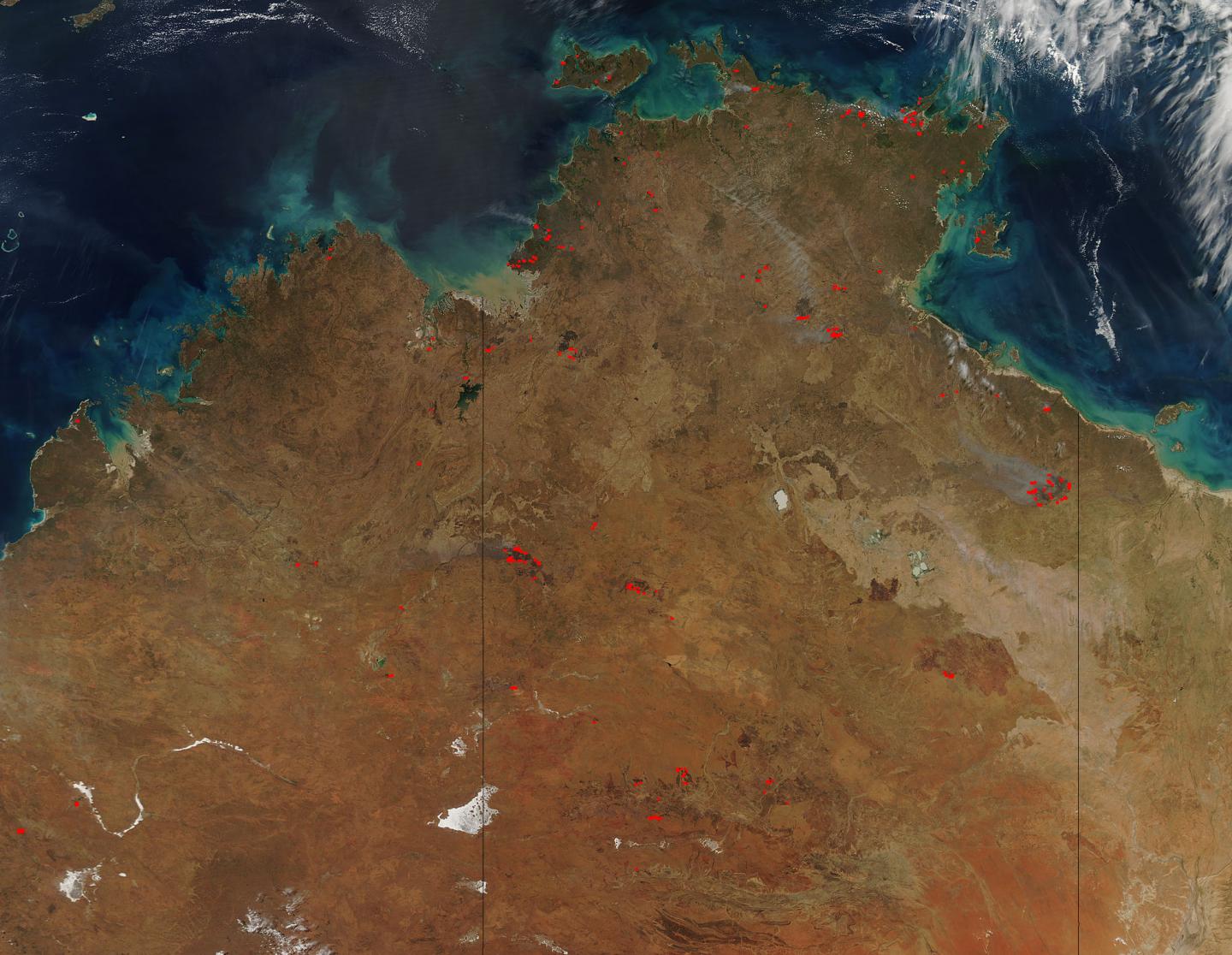 Australia's Northern Territory Fires Decrease from June