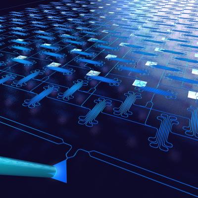 Nanophotonic Microwave Imager