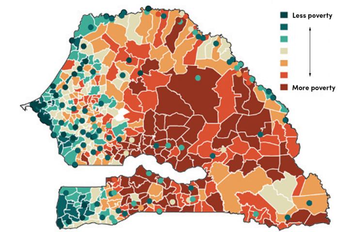 Poverty Map of Senegal