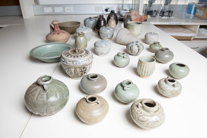 Example of ceramics which are part of Flinders origin research project