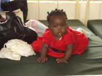 Baby Girl Taking Part to the Clinical Trial on the Antimalarial ASMQ FDC