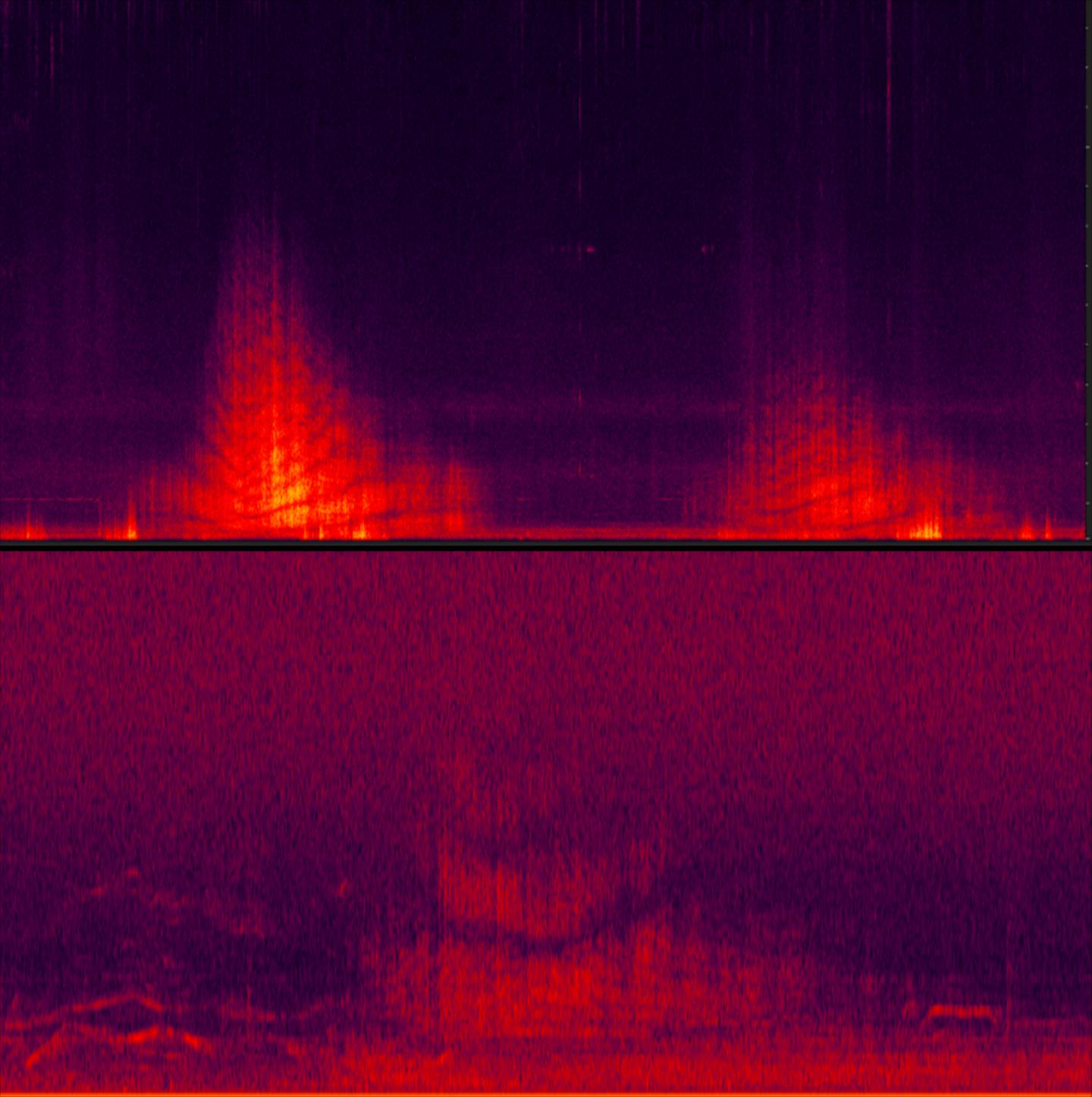 Sound visualization: Growler vs. commercial aircraft