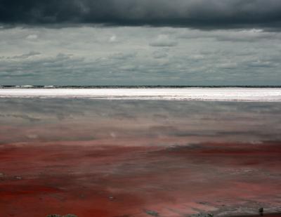 Salt Lake in Botswana