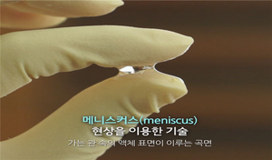 [Figure1] Meniscus phenomenon