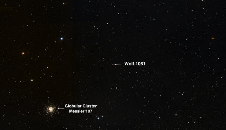 Image Of Sky Area Near Wolf 1061