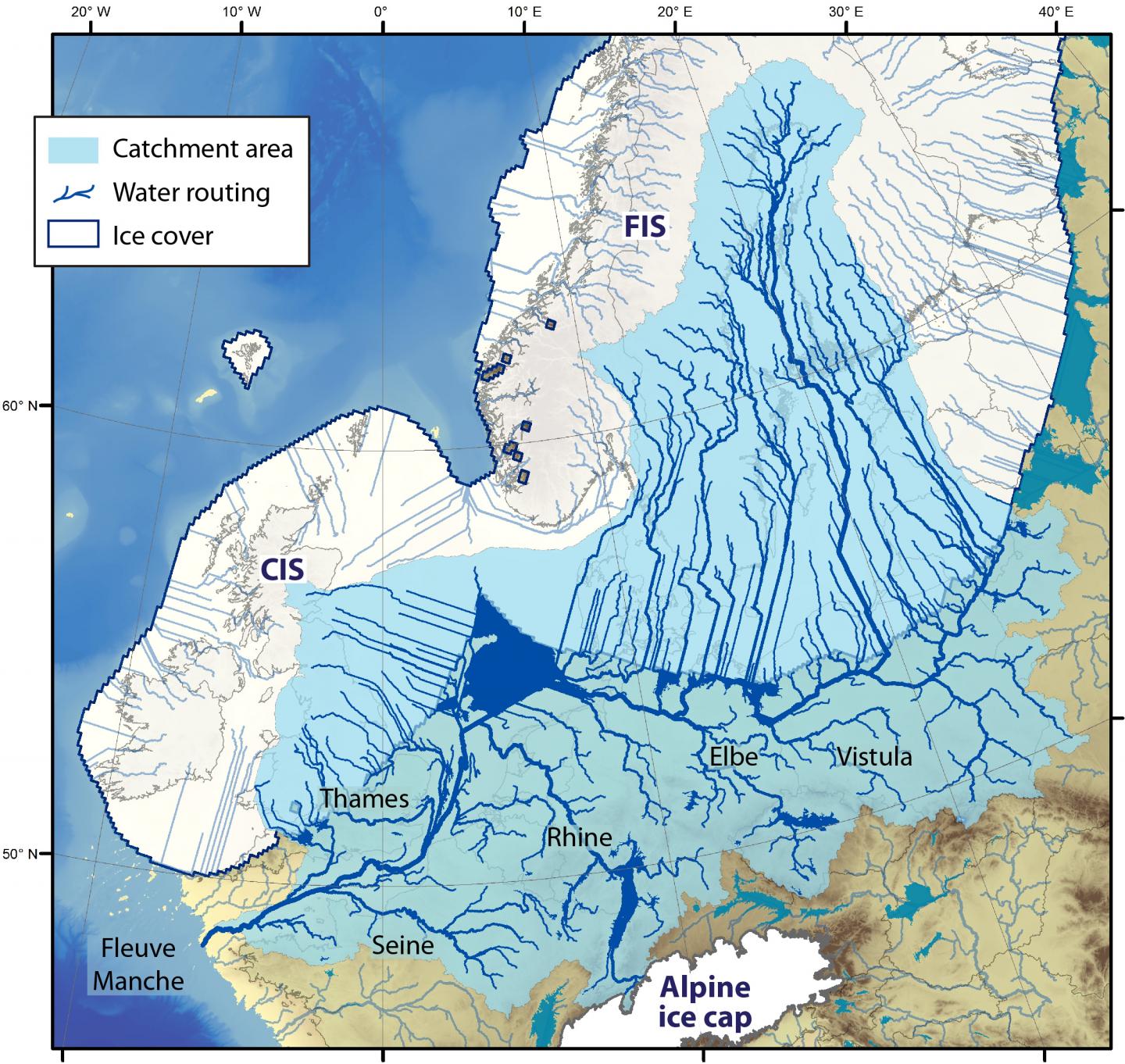 Uk Ice Age Map Collapse Of The European Ice Sheet Caused Cha | Eurekalert!