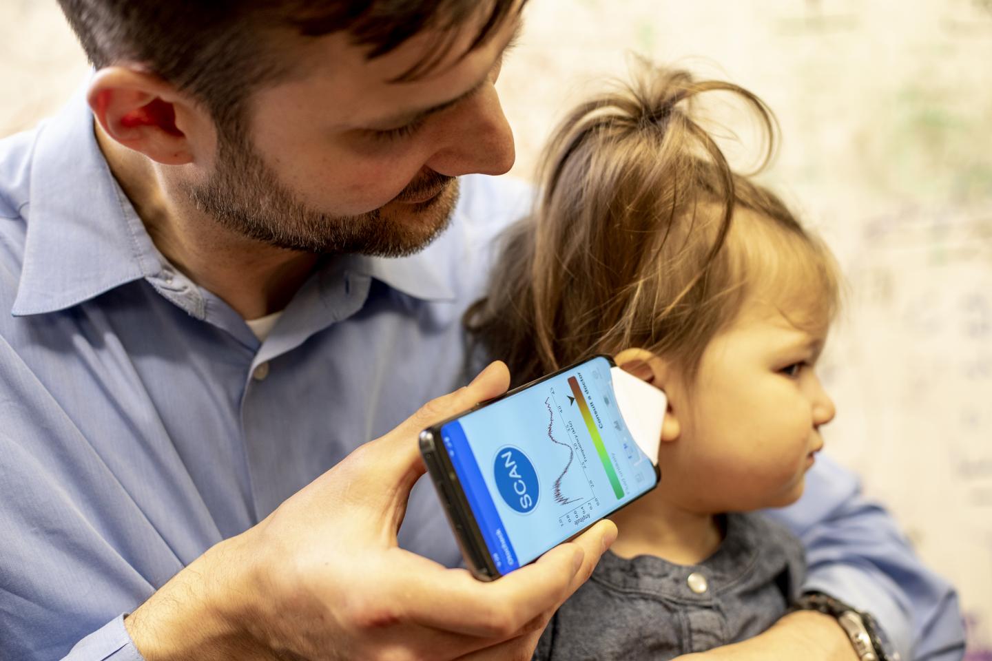 User-Friendly Smartphone Platform Sounds Out Possible Ear Infections in Children (2 of 3)