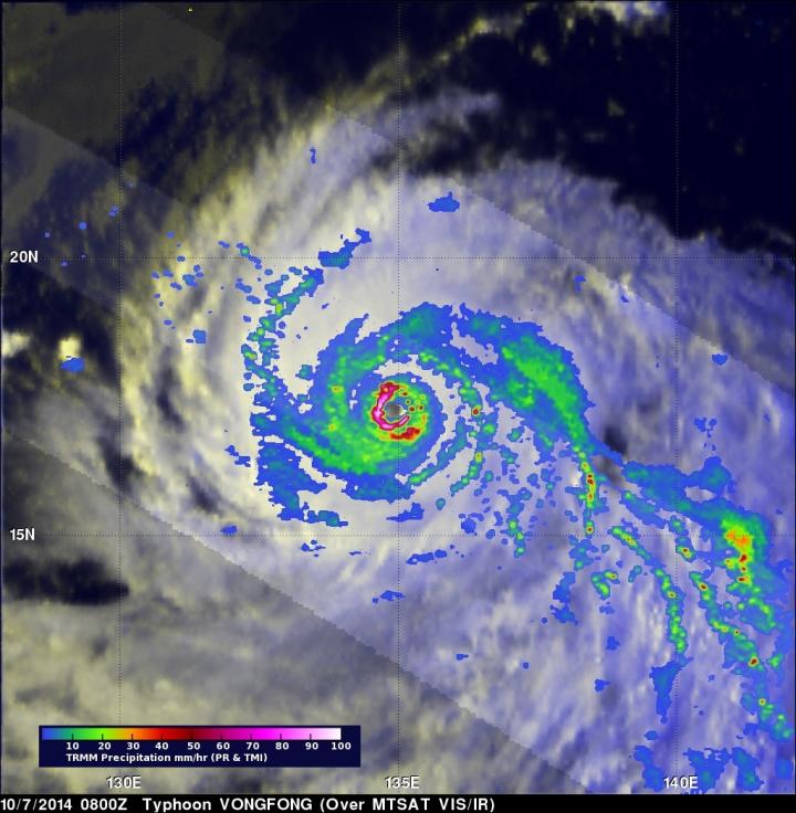 TRMM Image of Vongfong