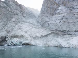 'After' image of landslide site