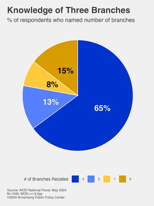 Knowledge of Three Branches of Government