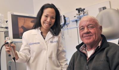 Dr. Susie Chen, UT Southwestern Medical Center, and Stephen Wiley