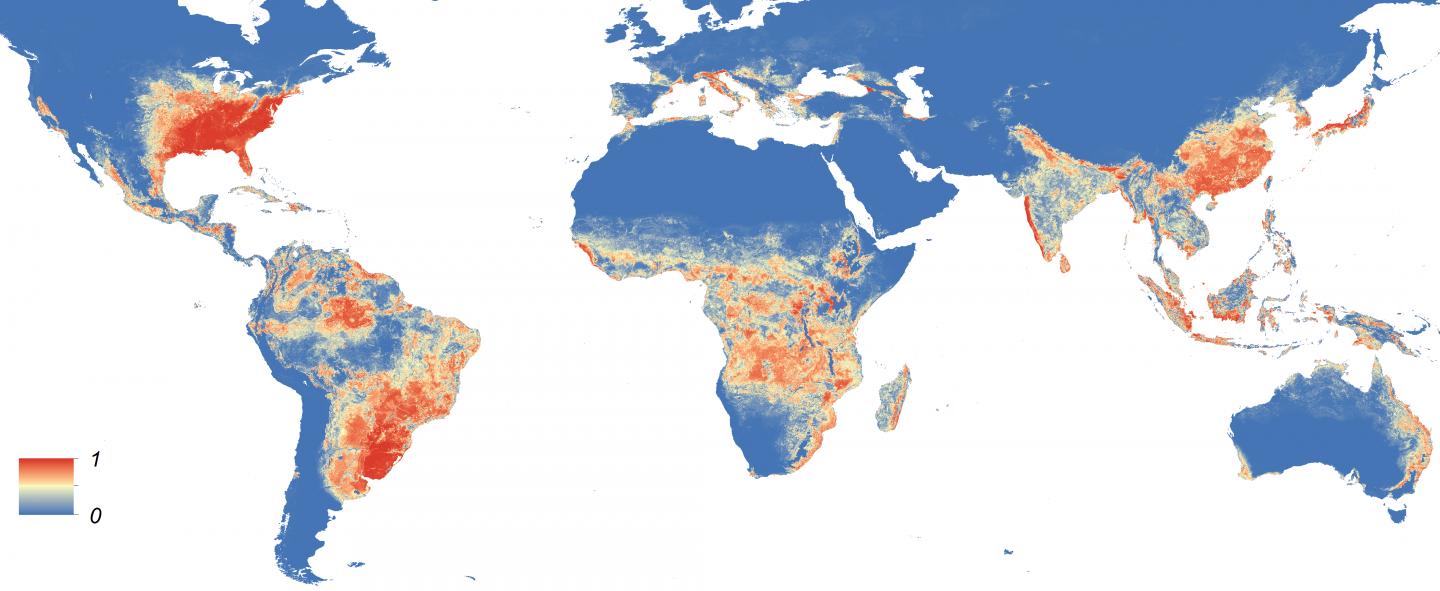 Global Map of the Predicted Distribution of the Mosquito <i>Ae. albopictus</i>