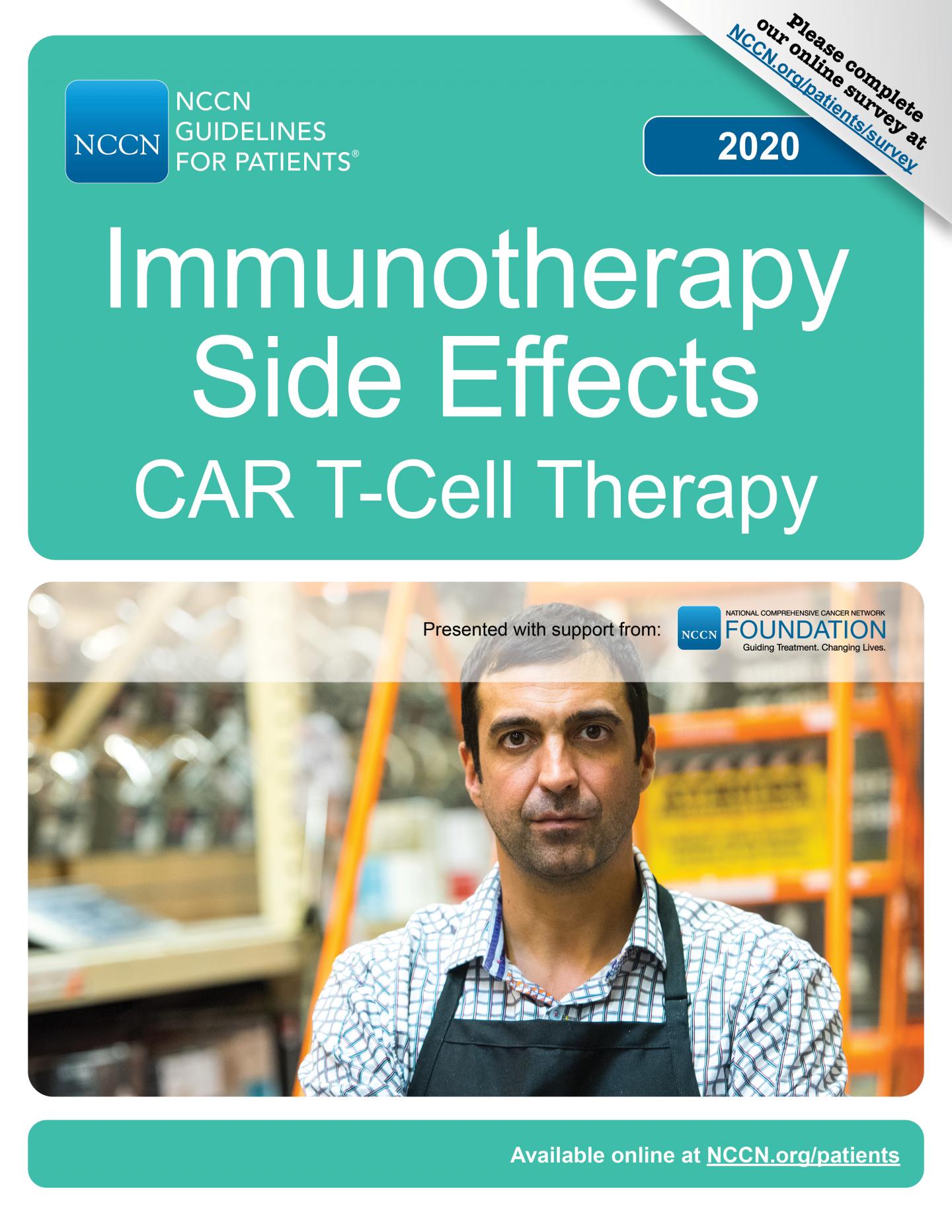 NCCN Guidelines for Patients®: Immunotherapy Side Effects -- CAR T-Cell Therapy