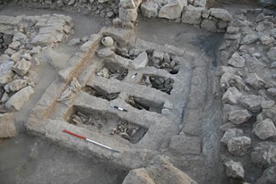 Mudbrick Installation at Ancient Mortuary Site in Syria