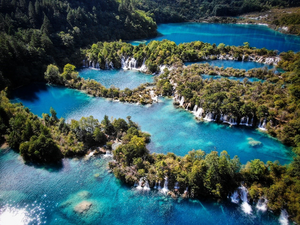 Landscape in Jiuzhaigou National Park