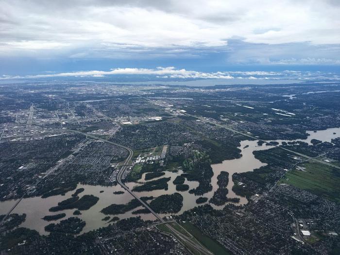 Heavy rainfall in Montreal