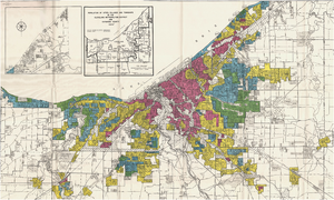 1939 Redline Map of Cleveland