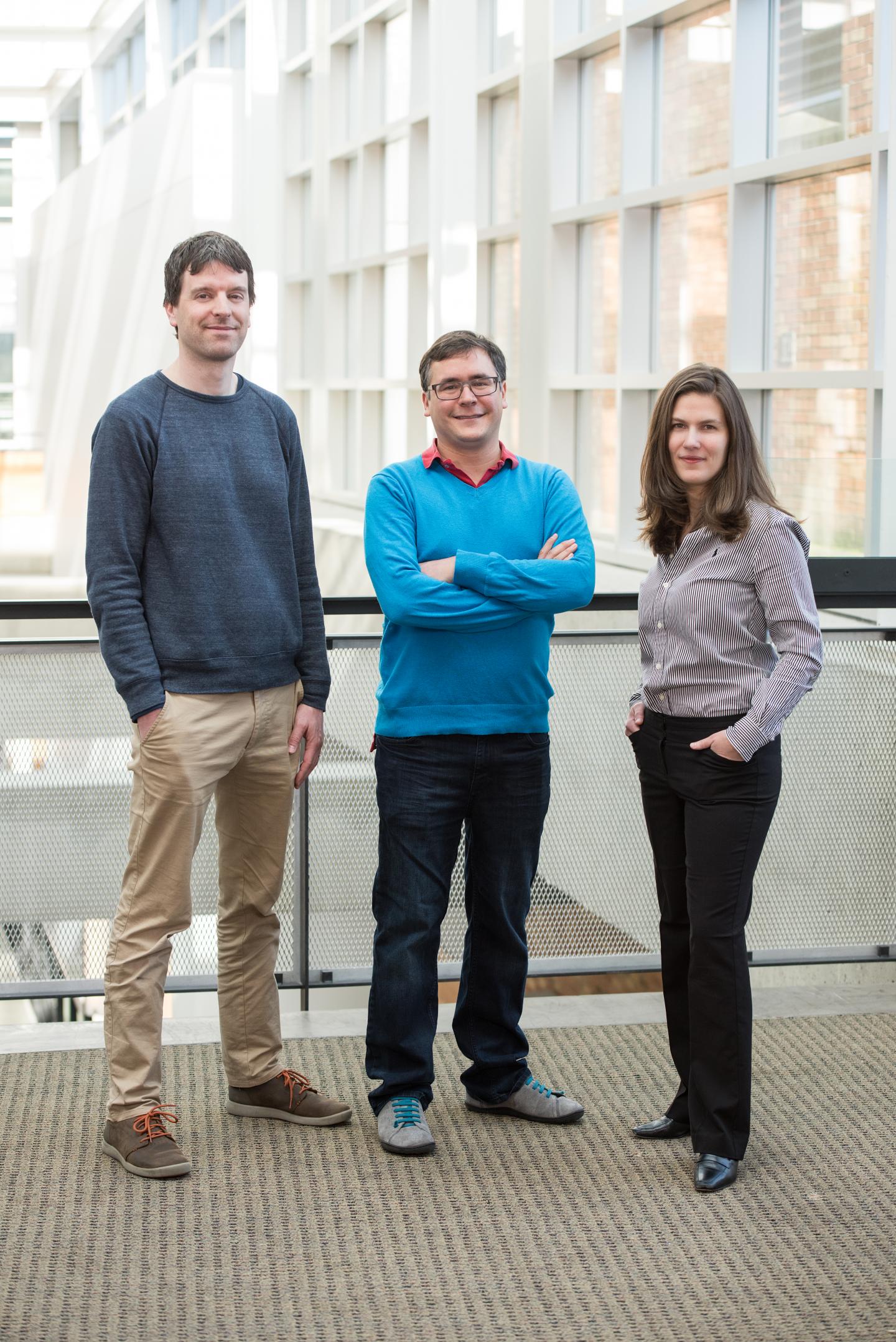 Georg Seelig, Luis Ceze and Karin Strauss