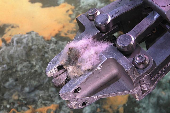 Submersible with rock