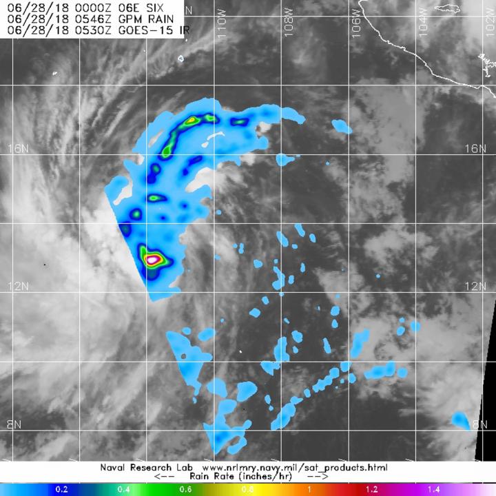 GPM Image of Emilia