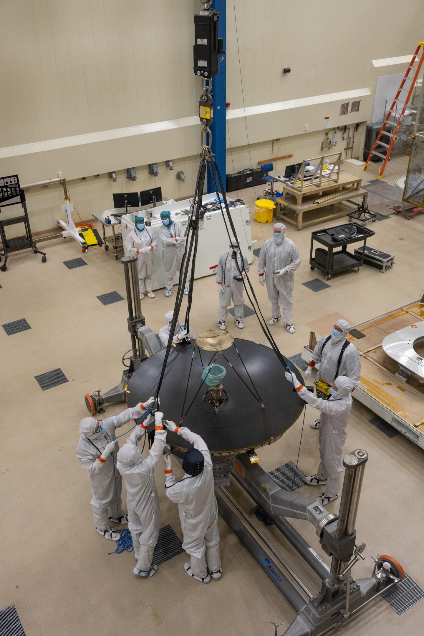 NASA's Lucy High Gain Antenna Up Close