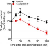 Hypoglycemic effect of oral coadministration of insulin injection and D-DNP peptide
