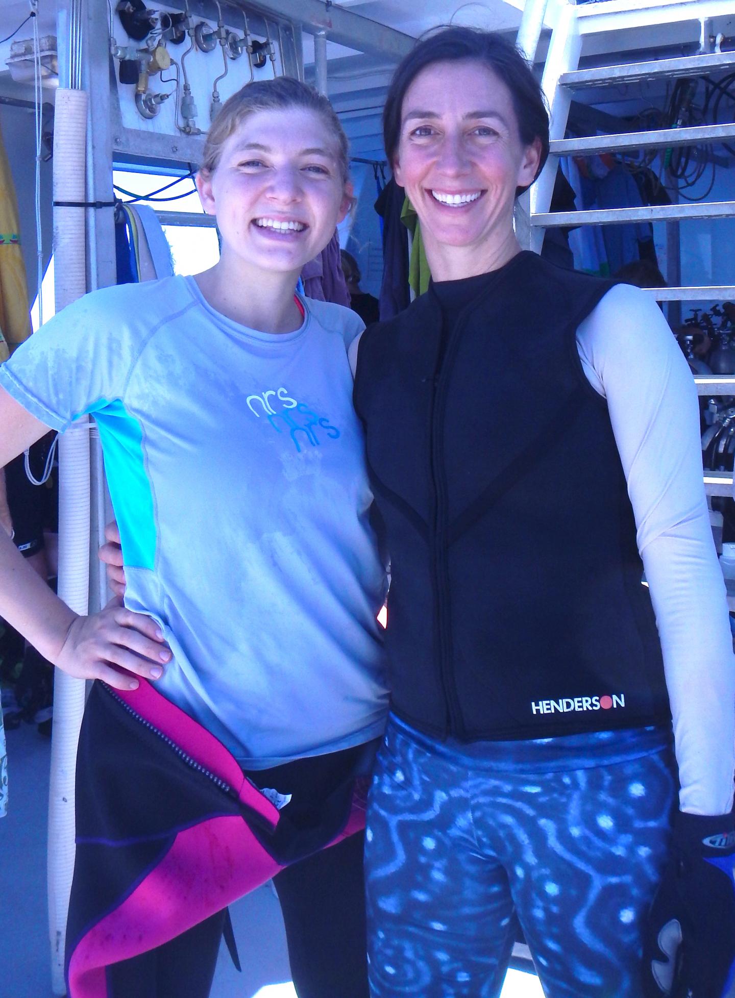 Rebecca Maher and Adrienne Correa