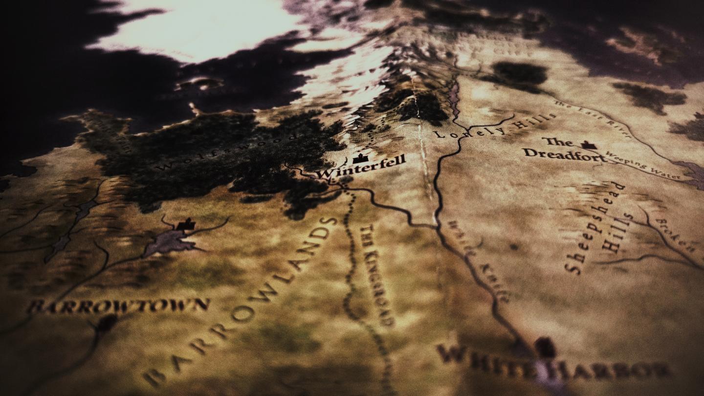 Game of Thrones Winterfell Map