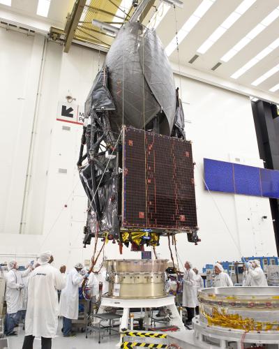 TDRS-K in the Boeing Satellite Factory