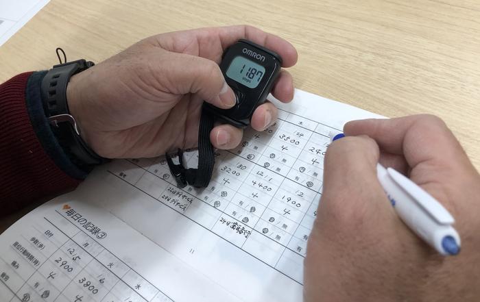 Izawa self-monitoring calendar