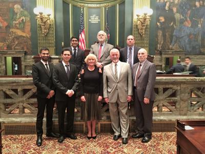 Lehigh Engineer Faculty and Students Honored on Pa Senate Floor