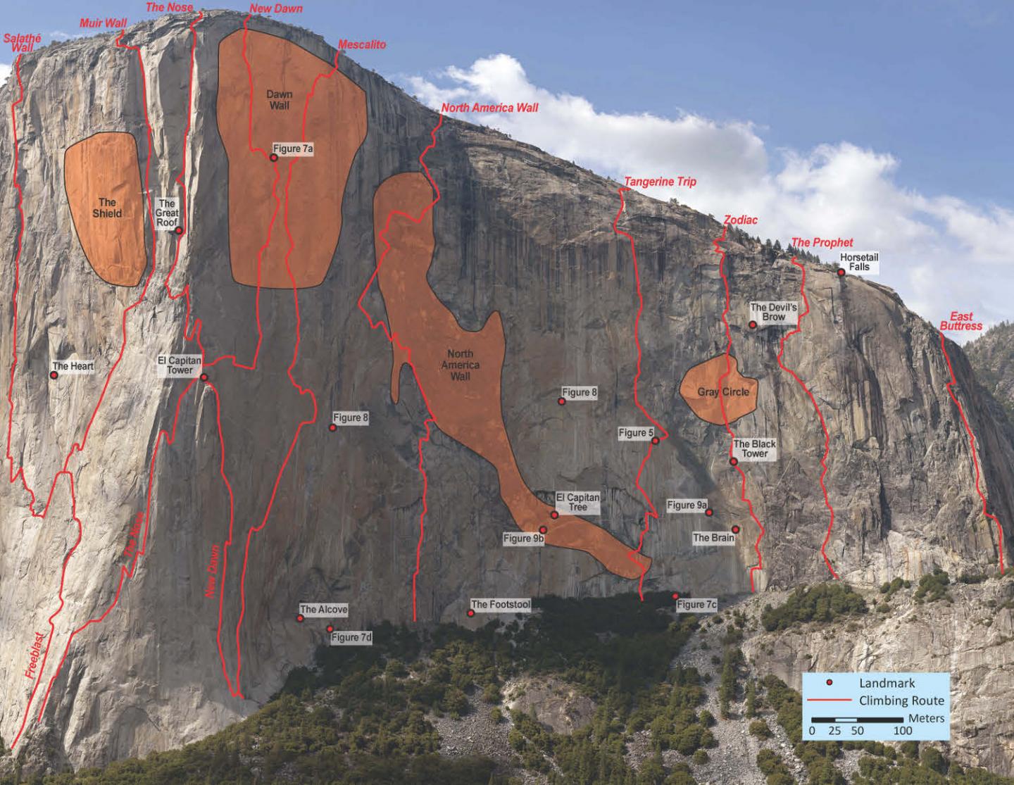 El Cap Route Map - Haily Kellsie