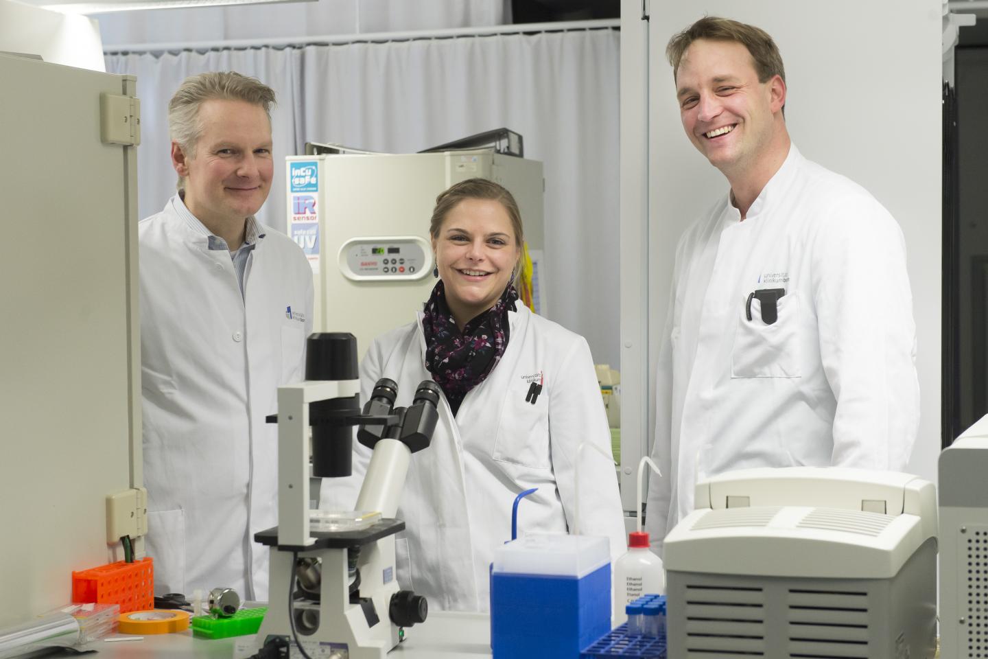 Eicke Latz, Alena Grebe and Sebastian Zimmer 