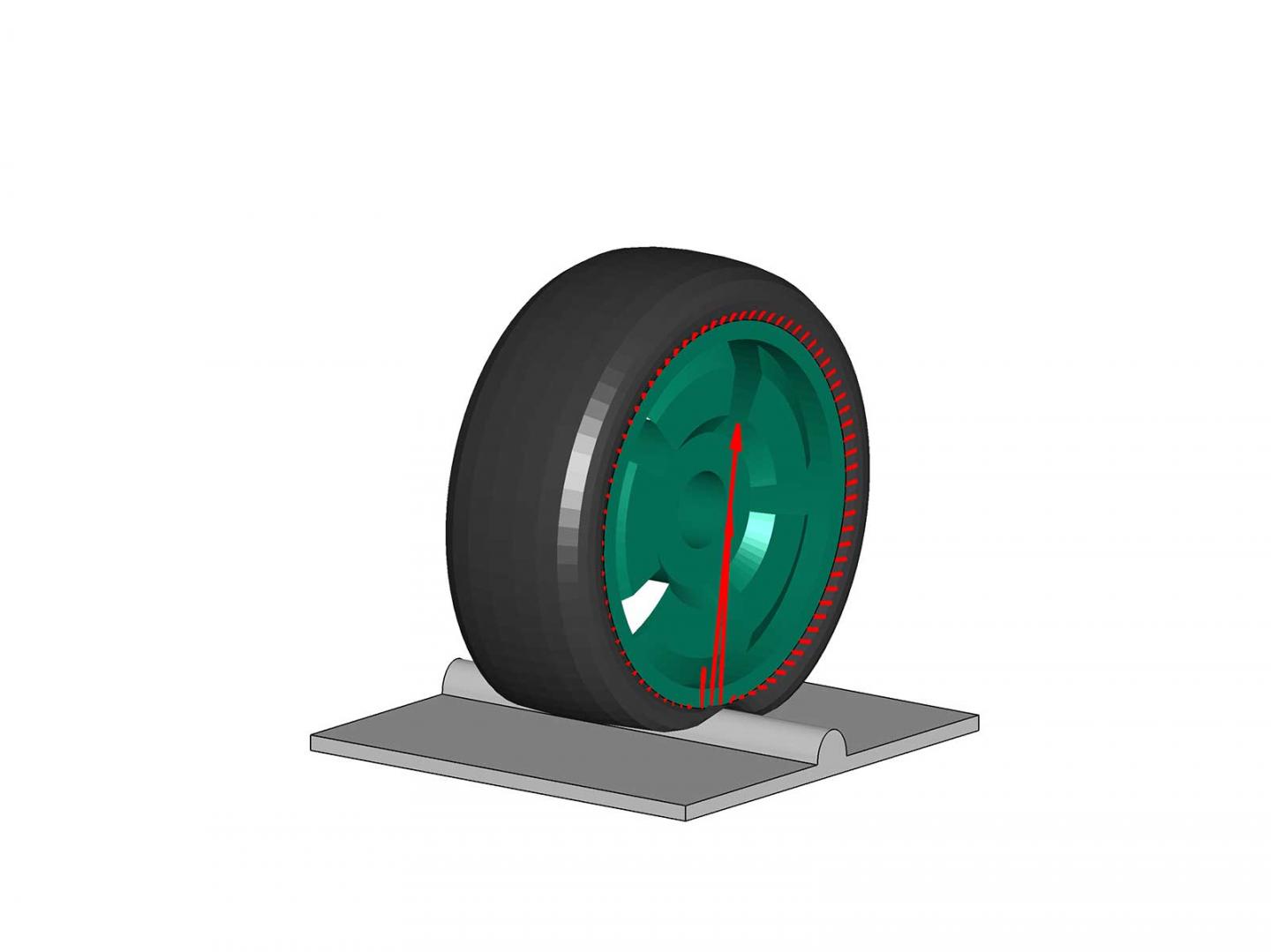 Virtual Vehicle Testing -- Modeling Tires Realistically
